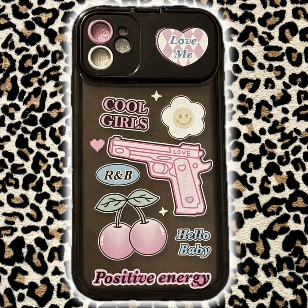 Black Kawaii iPhone 11 Phone Case